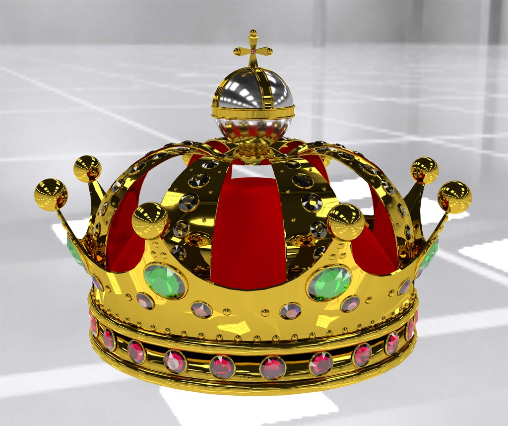 Golden crown with Diamonds preview image 1